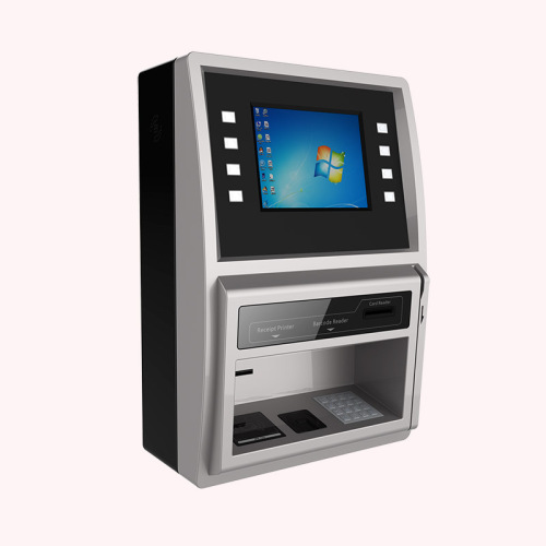 Wandmontierter Banking-Kiosk zum Aufladen mit AD-Player