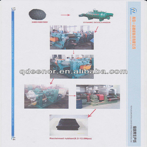 High Tensile Strength Reclaimed Rubber Making Machine / New High Quality Reclaim Rubber Machine