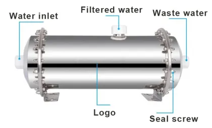 Whole House Ultrafiltration Membrane Housing Water Purifier With Uf