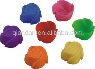 colorful silicone cake mould