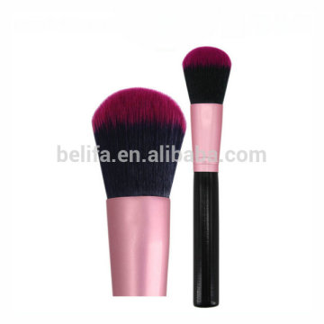 Belifa purple blush brush makeup brush with pink synthetic fiber
