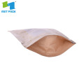 Kraft Paper Aluminium Folie Zipper Bag Food Packaging