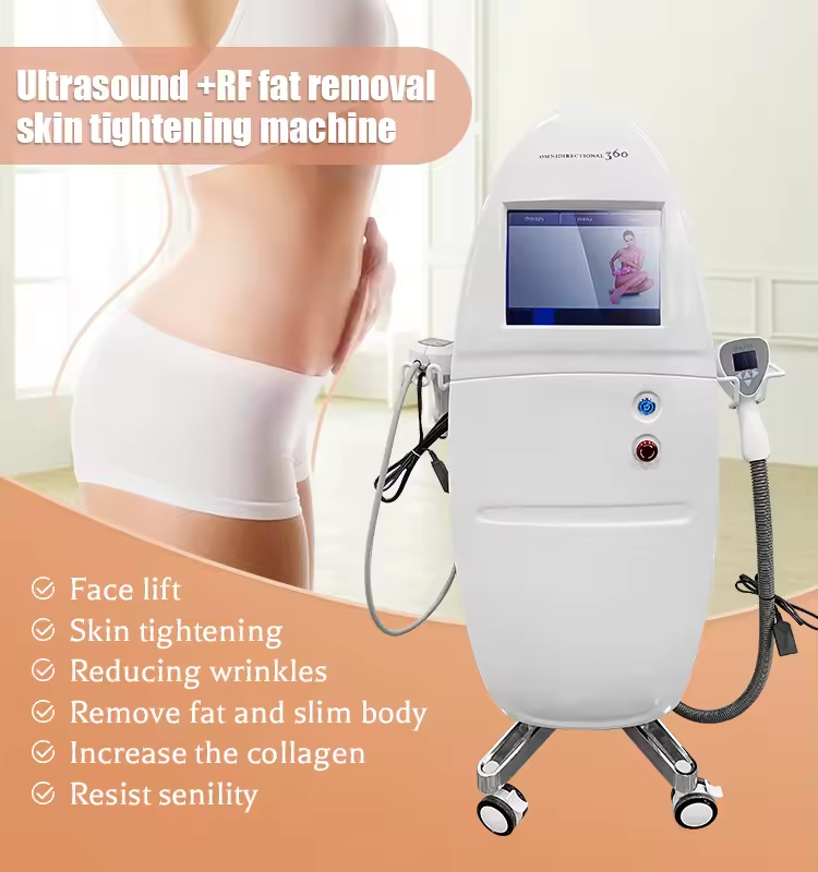 NEW 2 in 1 Monopolar rf exili ultra 360 radio frequency face lifting body shaping machine