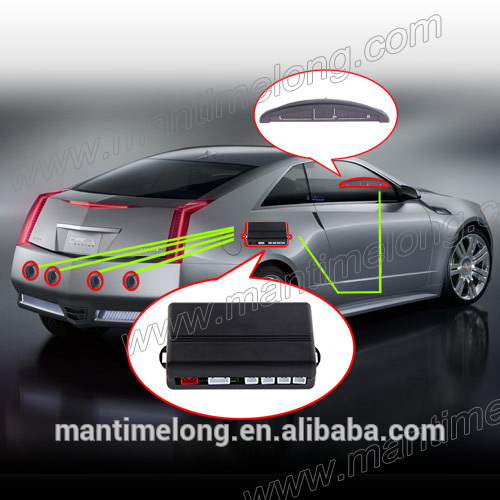 Car Parking Sensor System Distance Control Sensor With Led Display With ...