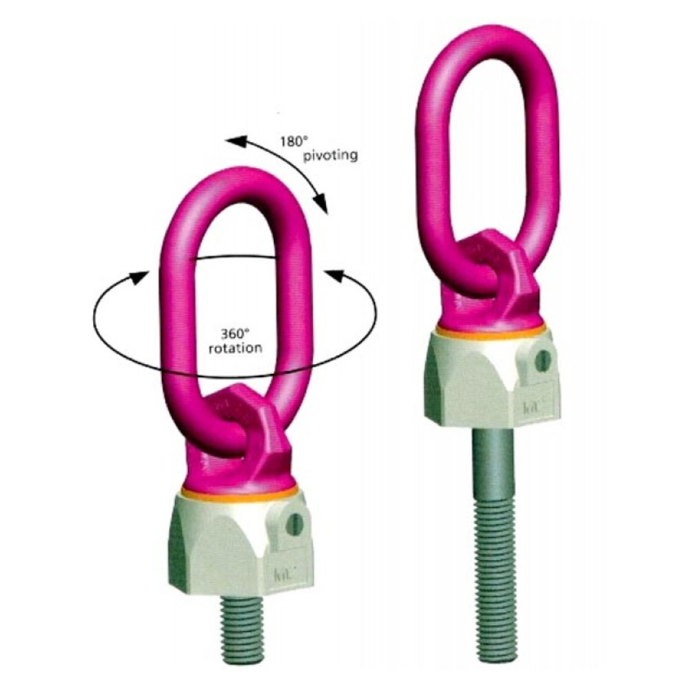 Rotating Lifting Point Eye Bolt: Swivel Hoist Ring With Rotating Ring ...