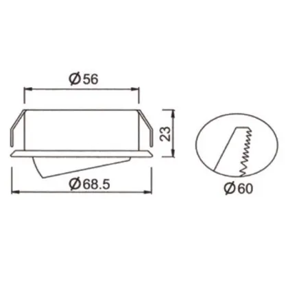 G4 halogen bulb spot lamp for kitchen and bathroom 20W