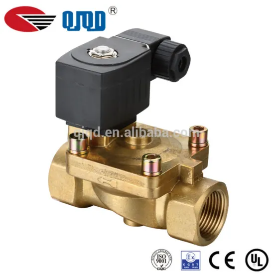1 inch High Pressure Diaphragm Brass Normally Closed Solenoid Valve