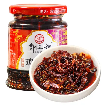 200g Wholesale Chinese Flavor spicy Chicken Fungus Sauce