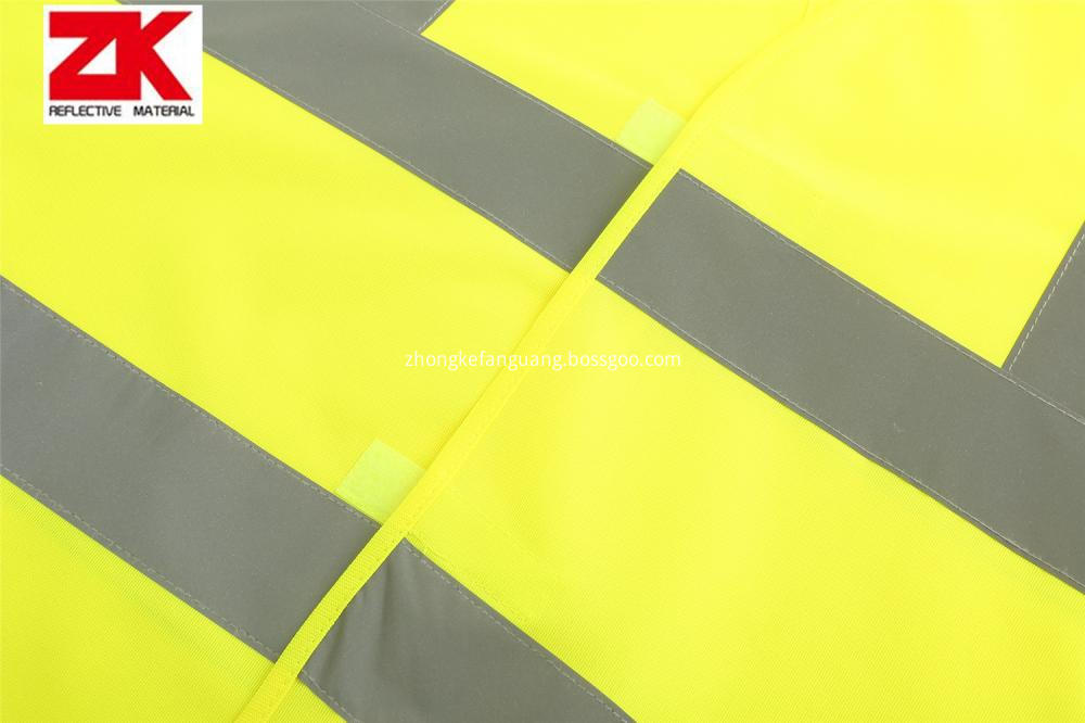 Safety Garment With Reflective Tapes