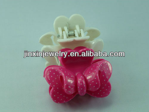 2013 Lovely Girl Hair Accessory Colored Plastic Hair Clip more cute shape for choose