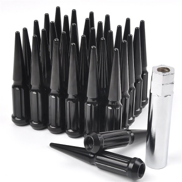 QLN045 MIKKUPPA 32 PCS 4.4 "LAM 2500/3500 F250/F350のソケットキー付き高さのドングリラグナットセット
