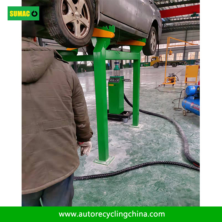 ELV recycling vehicle car fixed frame equipment