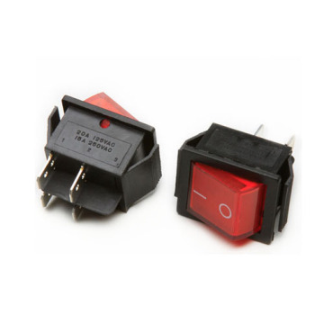 Interruptor oscilante eléctrico impermeable IRS-201-1A con neón