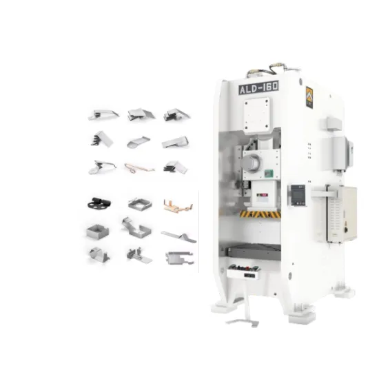 Single Press Station Semi-Closed Punching Stamping Power Press Machine for Solar Panel Accessories