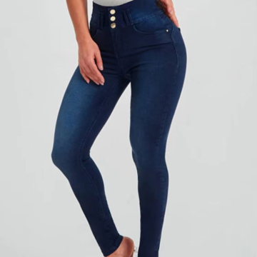 High-Quality Europe and America Women's High-Waisted Skinny Jeans - New Fashion Tight Elastic Jeans