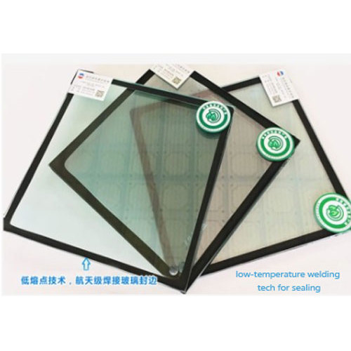 Low Temperature Welding Vacuum Glazing for Windows