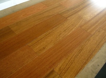 Solid exotic wood flooring