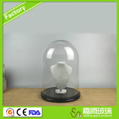 ODM/OEM Glass Dome with Base - D30cm * H43cm