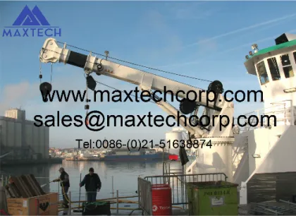 Hydraulic Ship Marine Offshore Deck Cranes
