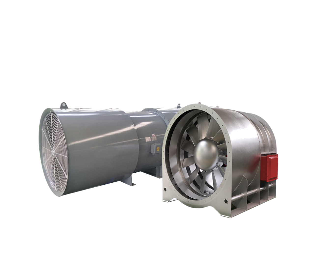 터널과 지하철을위한 축 흐름 팬