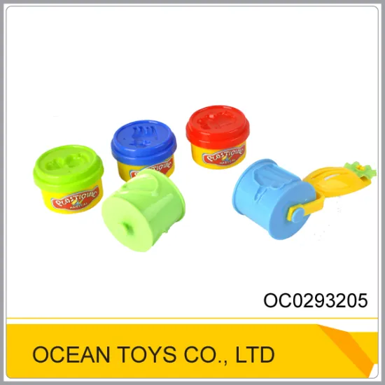 Wholsale kids toy play dough cutters with 4 cans OC0293205