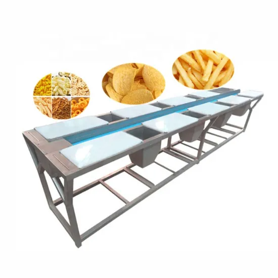 Automatic 304 SUS Fried Frozen French Fries Deoiling Production Line for Snack Chips