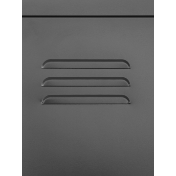Diseños de armario de metal negro