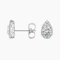 2ct 18Kwg D Vvs2 ဓာတ်ခွဲခန်း Diamond Halo လုံး