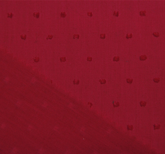 Rose red embroidered cloth 