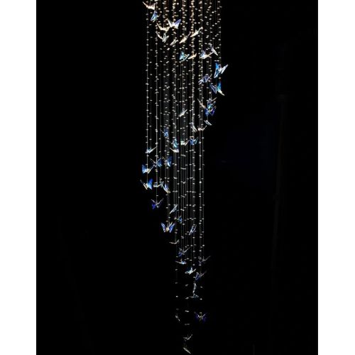 modern indoor decoration lobby Butterfly Chandelier