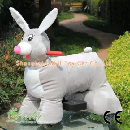 grey rabbit ride car