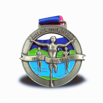 Custom bronze metal finisher medal
