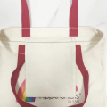 Rainbow Print Reusable Canvas Shoulder Tote Bag