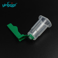 plastic safety vacutainer vacuum collection needle holder