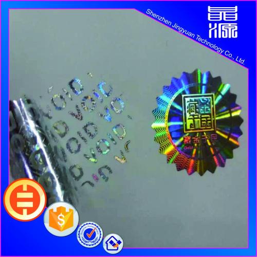 Anti-Counterfeit VOID 3D Holographic Sticker