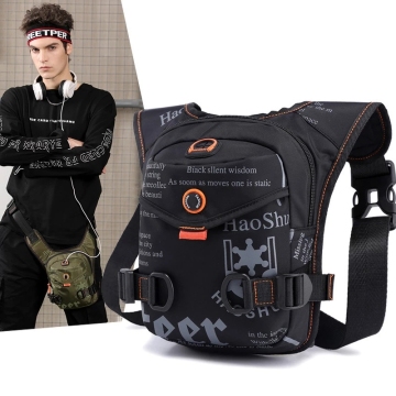 Waterproof Nylon Drop Leg Bags for Men's Travel and Riding