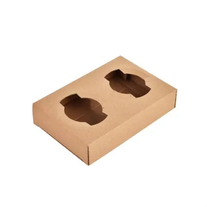 paper cup holder with 2 cups