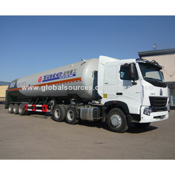 LNG Trailer, 52,000L, 3 Axle, FUWA Brand, 11.00R200 Tire