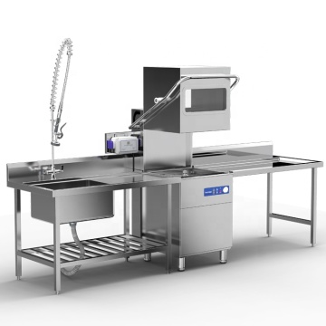 Commercial Restaurant Hood Type Automatic Dishwasher Dish Washing Machine