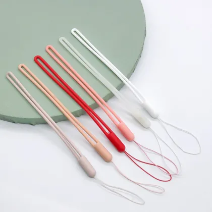 Multicolor Liquid Silicone Wrist Lanyard - Creative Key Lanyard Elastic