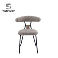 Wholesale Home Restaurant Coffee Shop Cushion Seat Upholstered Dining Chair