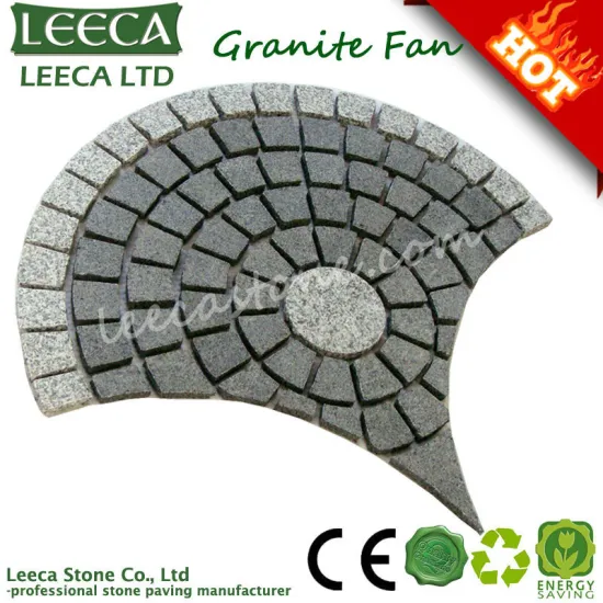 Big fan shape paving stone