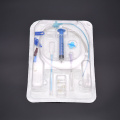 Central venous catheter package plastic box