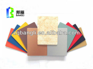 fireproof/coating decoration/antibacteria acp aluminum plastic composite panel
