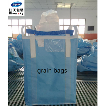 FIBC bulk bags of grain