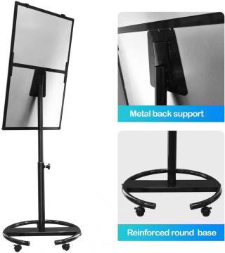 Magnetic Dry Erase Board Easel 36''x24'' Movable Stand