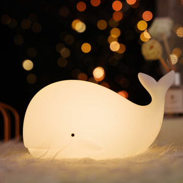 Creative Whale Shape LED Lamp for Kids' Bedrooms and Dining Rooms