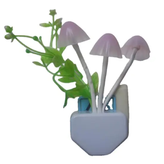 Novelty EU & US Plug Lnduction Luminaria Lamp  Mushroom LED Night Light