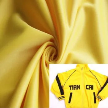 100% polyester warp knitted brushed tricot fabric