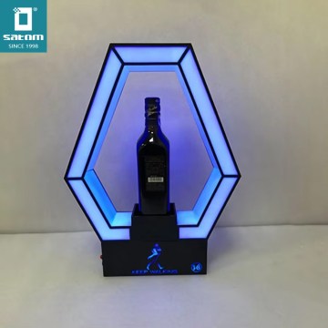Portable LED Illuminated Bottle Presenter for VIP Night Clubs and Bars